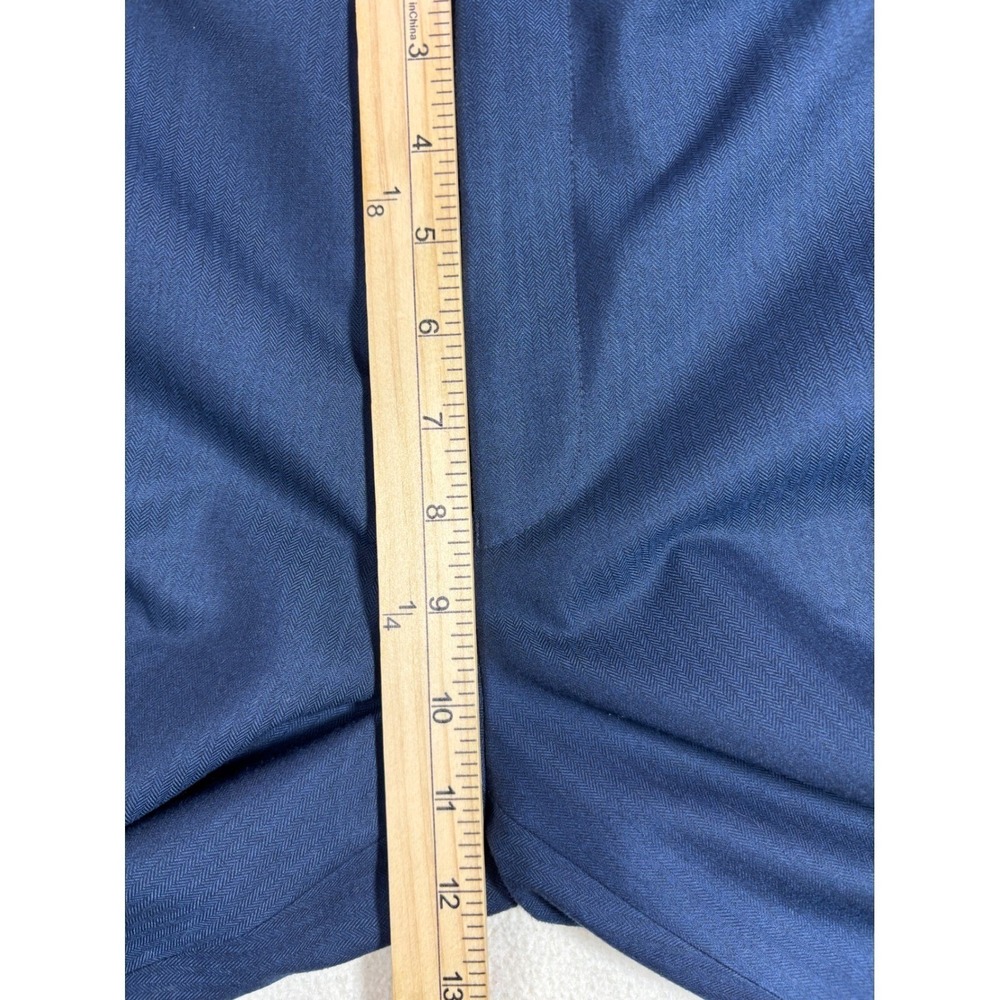 Calvin Klein Mens Sz 44 Slim Fit 3 Piece Suit Blue Blazer Vest Pants 35x31 EUC - Picture 11 of 13